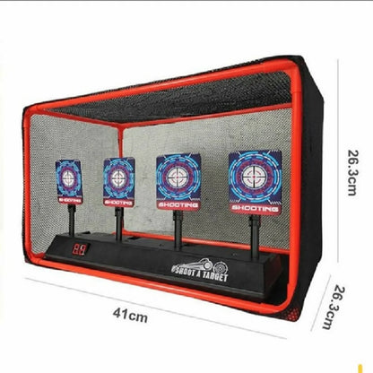 Digital Electronic Shooting Target for Nerf Gun Gel Beam Sprayer Accessories Net Frame Sound Light Game Kids Toy halloween Gifts